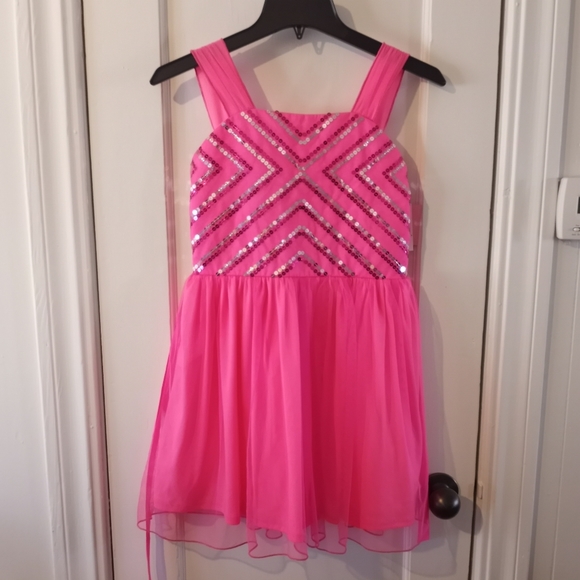 Amy's Closet Pink Tule Dress Girl's Size 14 NWT - Picture 1 of 16